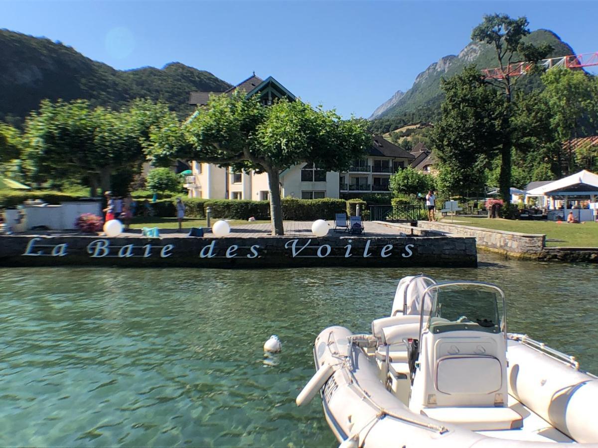Studio Les Pieds Dans L'Eau Au Bord Du Lac D'Annecy Duingt Bagian luar foto