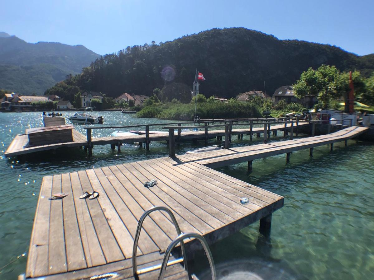Studio Les Pieds Dans L'Eau Au Bord Du Lac D'Annecy Duingt Bagian luar foto
