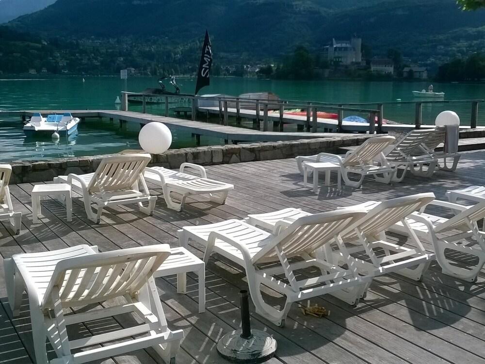 Studio Les Pieds Dans L'Eau Au Bord Du Lac D'Annecy Duingt Bagian luar foto