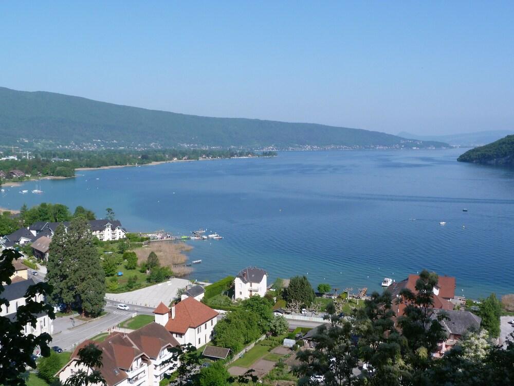 Studio Les Pieds Dans L'Eau Au Bord Du Lac D'Annecy Duingt Bagian luar foto