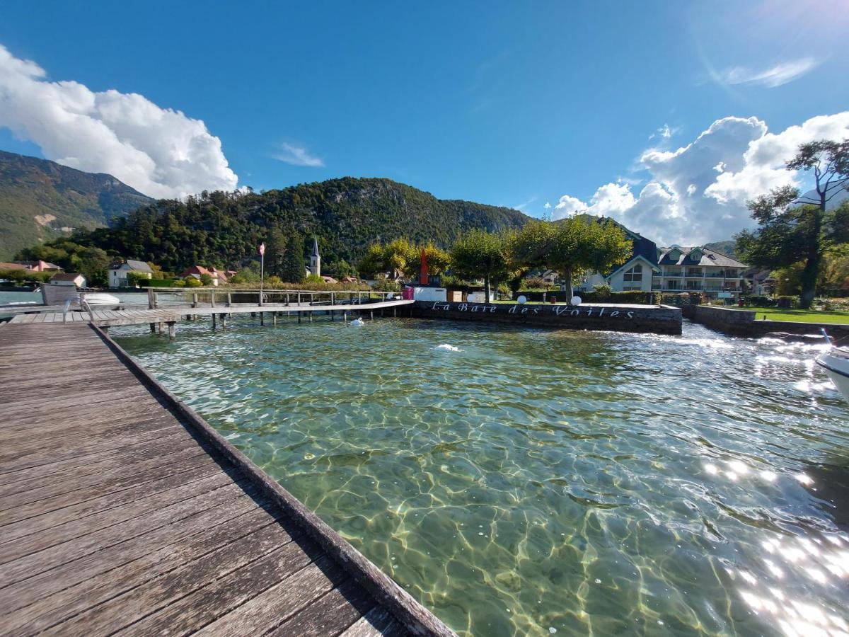 Studio Les Pieds Dans L'Eau Au Bord Du Lac D'Annecy Duingt Bagian luar foto