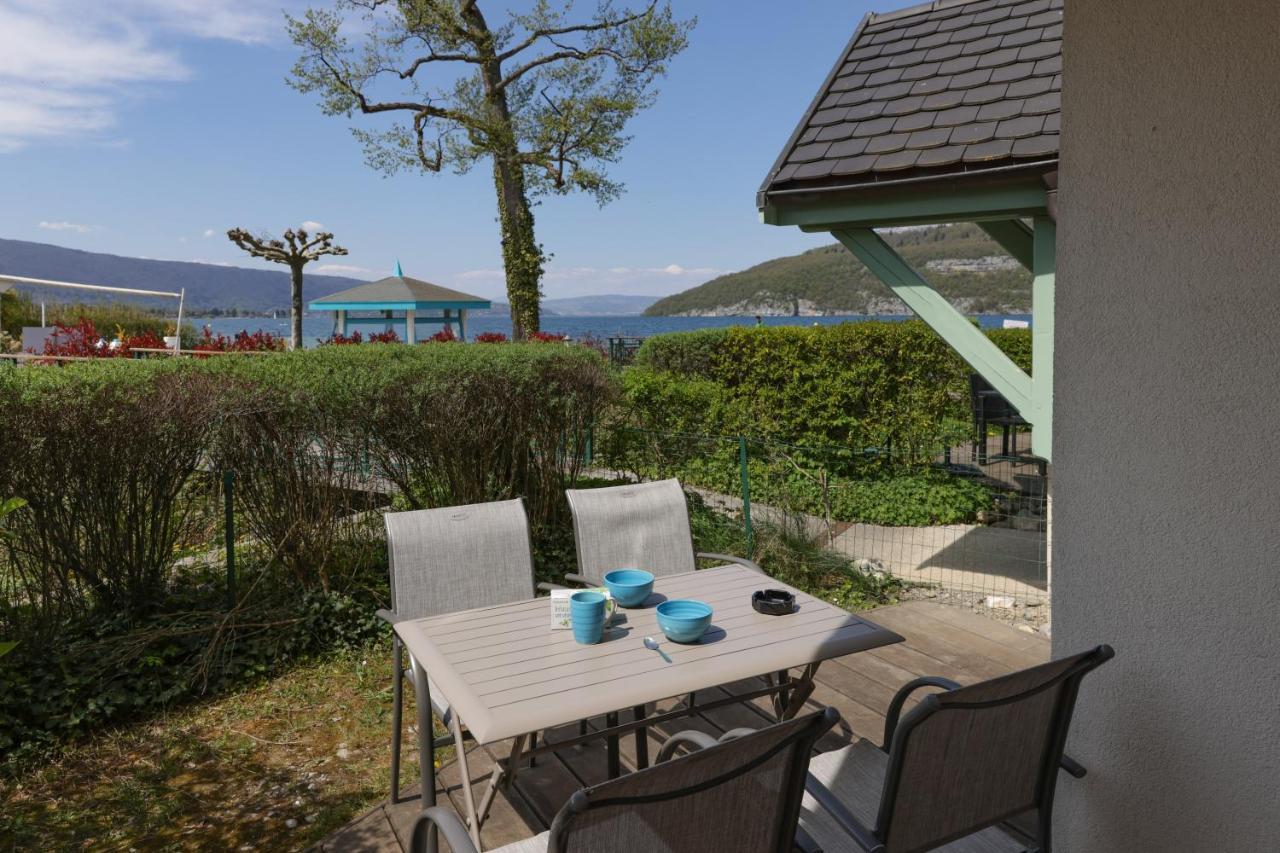 Studio Les Pieds Dans L'Eau Au Bord Du Lac D'Annecy Duingt Bagian luar foto