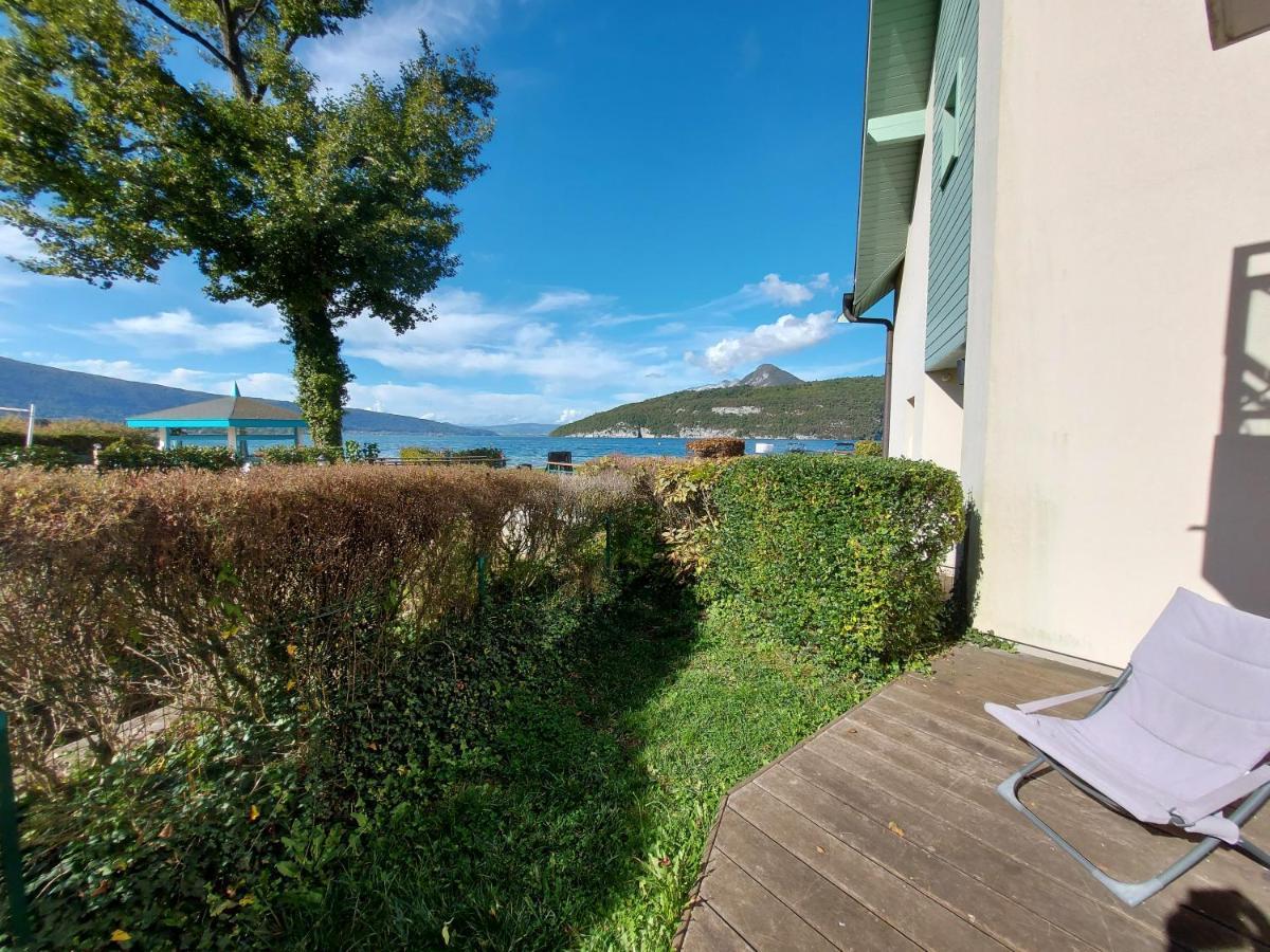Studio Les Pieds Dans L'Eau Au Bord Du Lac D'Annecy Duingt Bagian luar foto