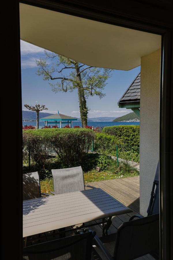 Studio Les Pieds Dans L'Eau Au Bord Du Lac D'Annecy Duingt Bagian luar foto