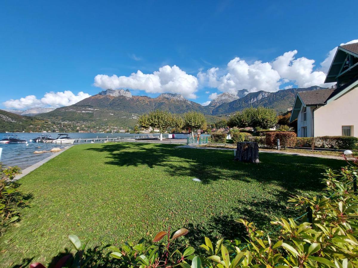 Studio Les Pieds Dans L'Eau Au Bord Du Lac D'Annecy Duingt Bagian luar foto