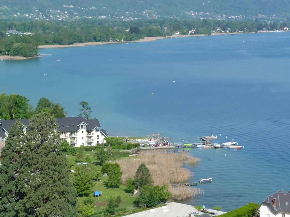 Studio Les Pieds Dans L'Eau Au Bord Du Lac D'Annecy Duingt Bagian luar foto